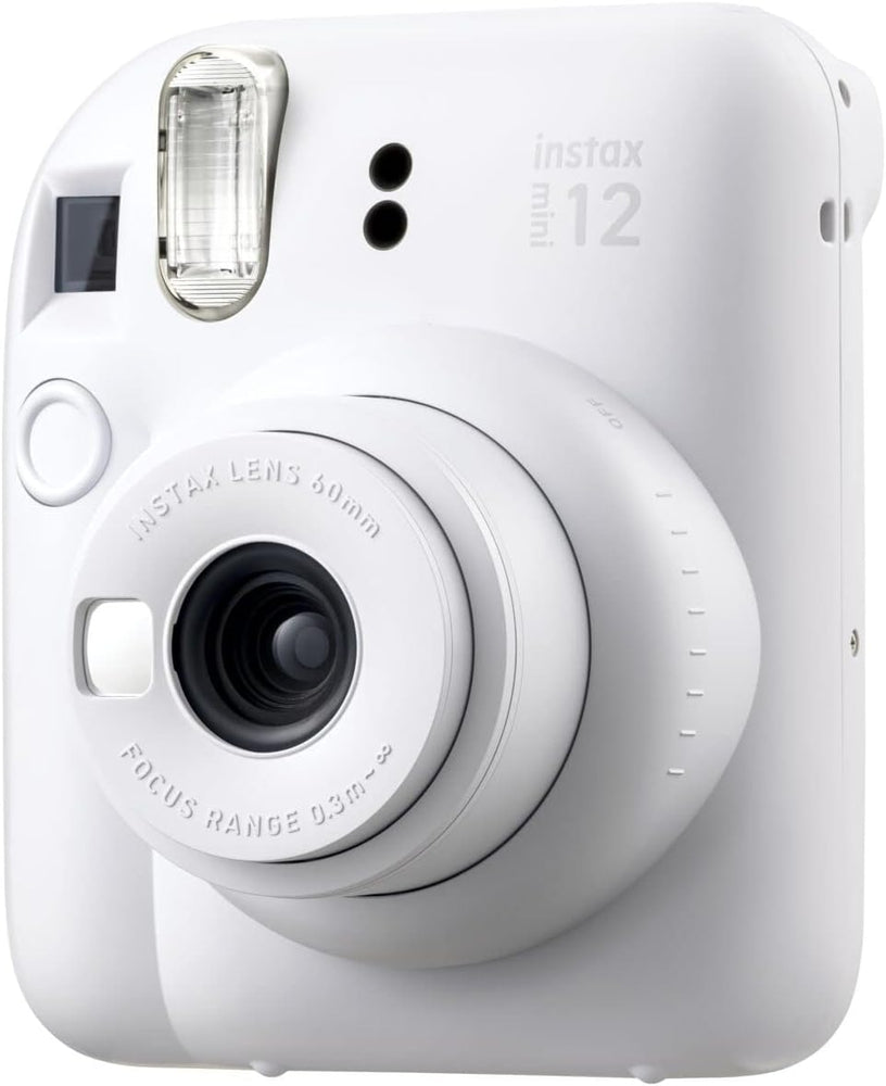 كاميرا Fujifilm Instax Mini 12 للتصوير الفوري | أبيض كاميرا Fujifilm Instax Mini 12 للتصوير الفوري | أبيض